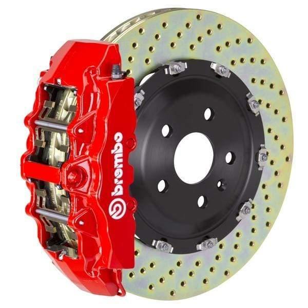 Brembo GT Systems 380x34 2-Piece 8-Piston Red Drilled Front