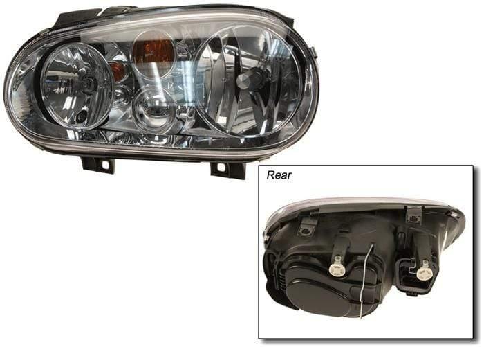 Left Headlight Assembly OE Halogen w/o Fog | Mk4 Golf | GTI
