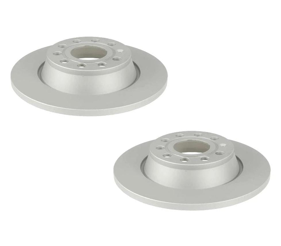 Rear Rotor Kit (282x12mm solid) - VW/Audi / A3 / Mk5 / GTi / Jetta / Rabbit / Tiguan & more