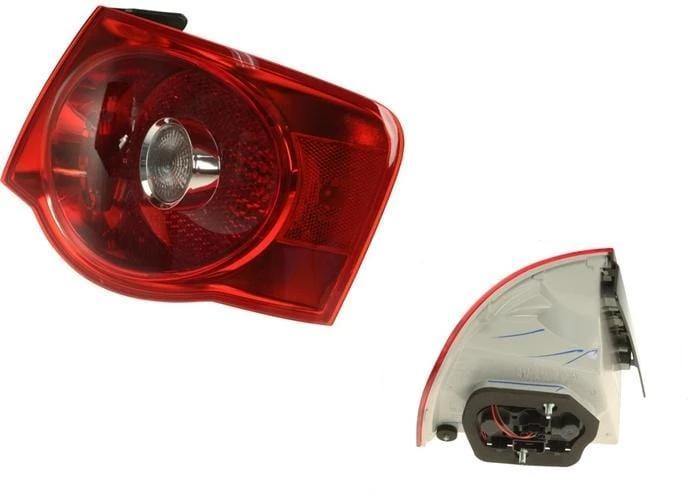 Outer Tail Light Assembly OE Bright Red (Right) | Early Mk5 Jetta