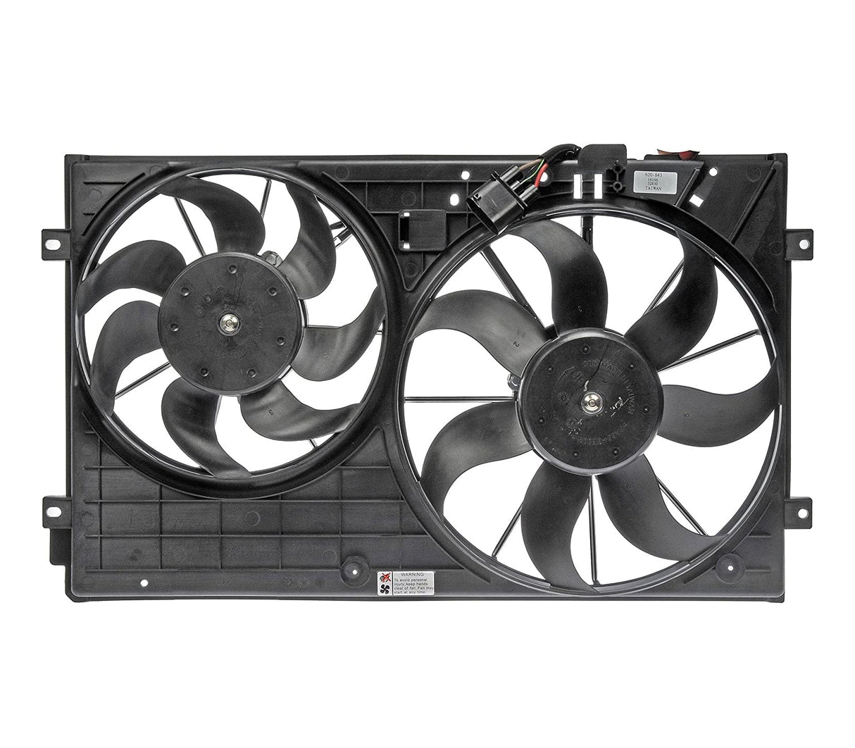 Dual Fan Assembly with Motor - VW 2.5L / Mk5 / Mk6 / Beetle / B7 Passat