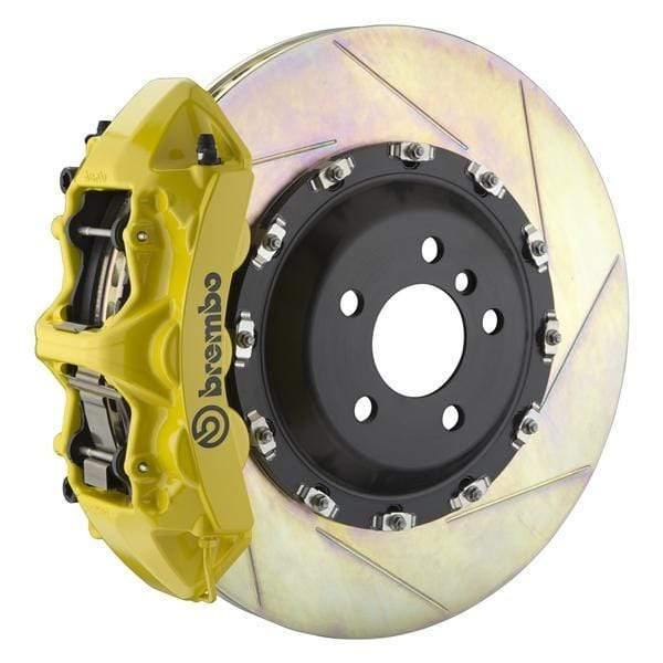 Brembo GT Systems 411x34 2-Piece 6-Piston Yellow Slotted Front