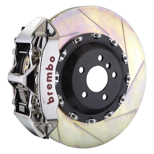 Brembo GT-R Systems 411x34 2-Piece 6-Piston Nickel Plated Slotted Front