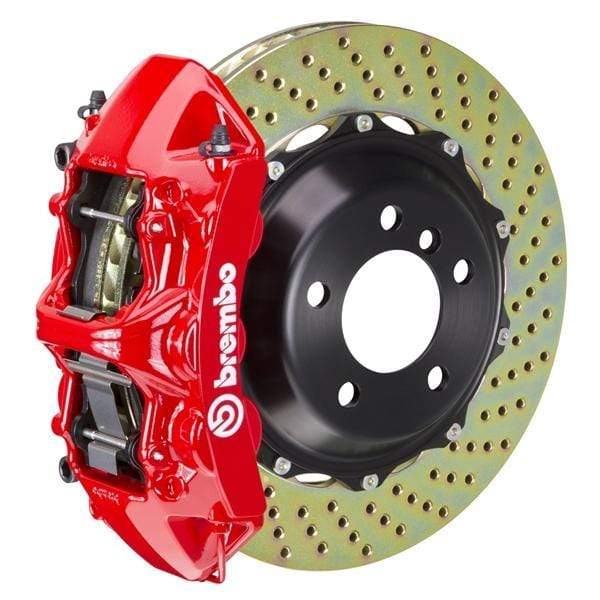 Brembo GT Systems 355x32 2-Piece 6-Piston Red Drilled Front