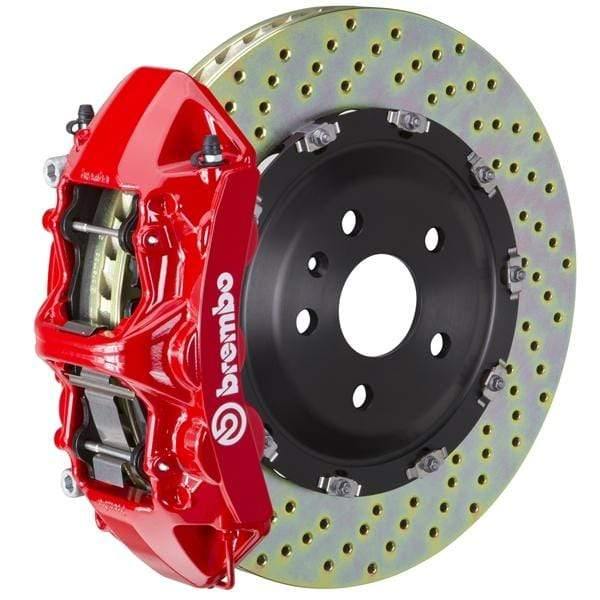 Brembo GT Systems 380x34 2-Piece 6-Piston Red Drilled Front