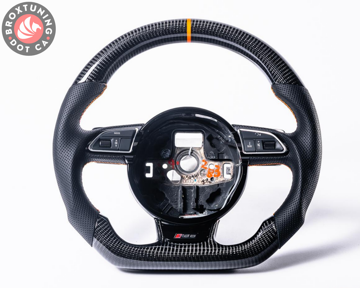 Audi S3 | RS3 | S4 | RS4 | S5 | RS5 | S6 | RS6 | S7 | RS7 | SQ5 S-Line OEM Upgraded Customized Steering Wheel 2012-2018