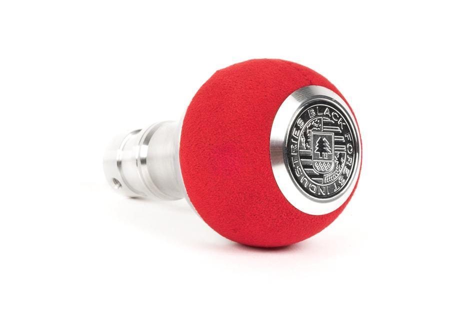 BFI GS2 Heavy Weight Shift Knob - Red Anodized Alcantara (Porsche 964-997 Fitment)