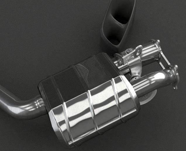 Porsche Panamera 970 Executive (Long Version)Turbo & Turbo S - Valved Exhaust System & Mid-Pipes (NO Remote)
