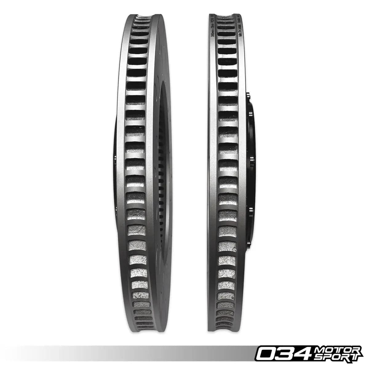 034 Motorsport 2-Piece Floating Front Brake Rotor Upgrade Kit - Audi B8.5 SQ5