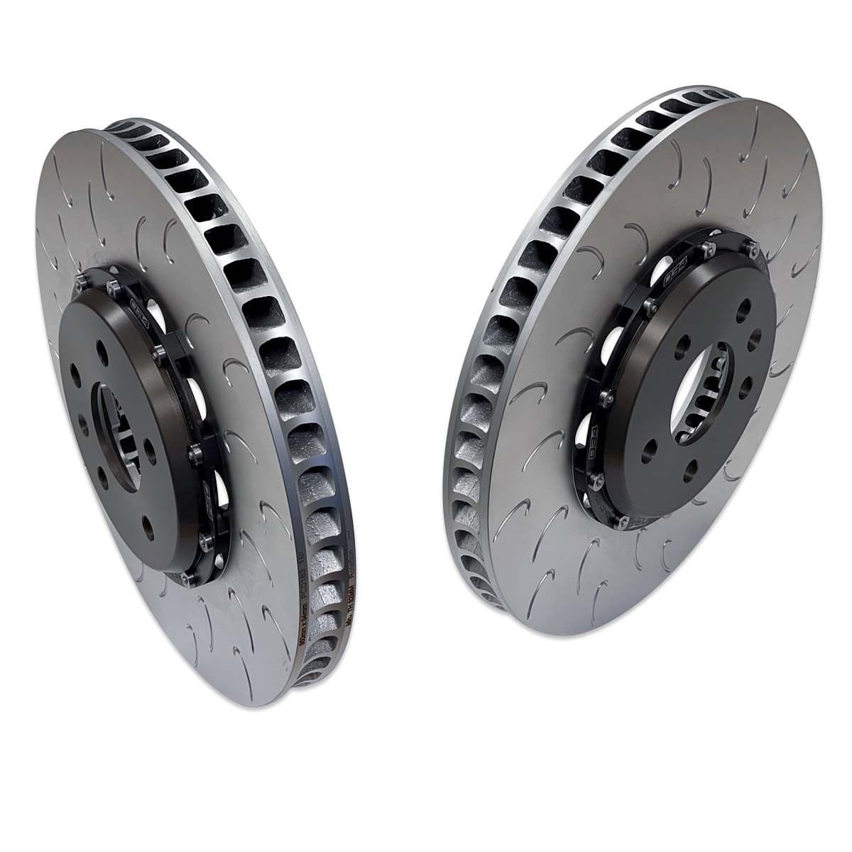 034 Motorsport 2-Piece Floating Rear Brake Rotor Upgrade Kit - Audi / B8+ S4 / S5