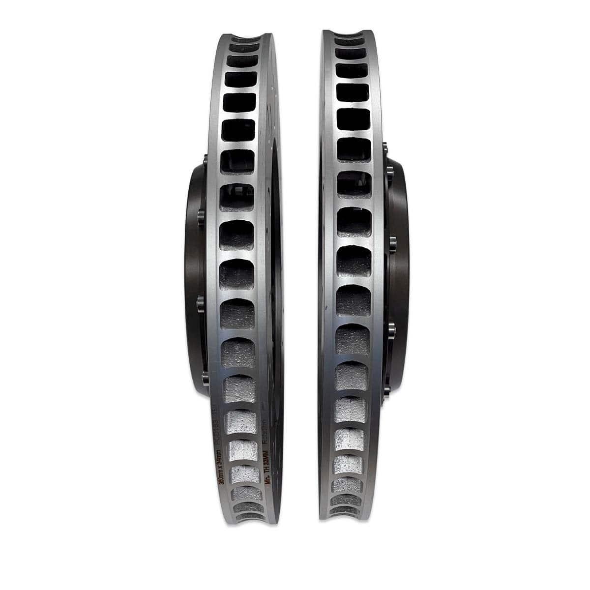 034 2-Piece Floating Front Brake Rotor Upgrade Kit - Audi / B9 / B9.5 / S4 / S5