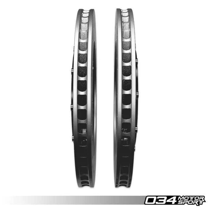 034 Motorsport 2-Piece Floating Rear Brake Rotor Upgrade Kit - Audi / C8 / S6 / S7 / D5 / 4M / 4M.5 Q7 / SQ7 / Q8 / SQ8