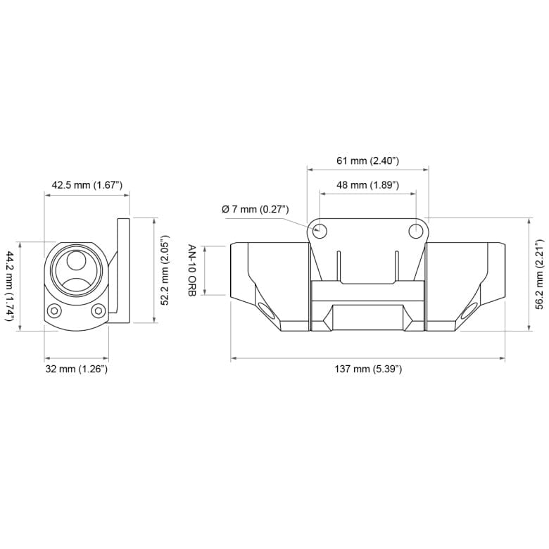 Nuke Performance Full Flow Flex Fuel Sensor Adapter