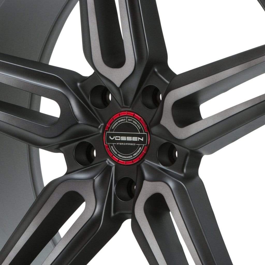Vossen Hybrid Forged Billet Sport Cap Set For VF & HF Series Wheels (Vossen Red)