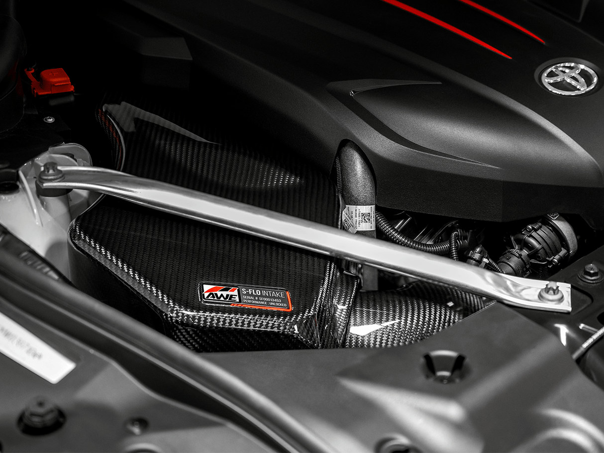 AWE S-FLO Carbon Intake Lid - Toyota / A90 GR Supra 2020+
