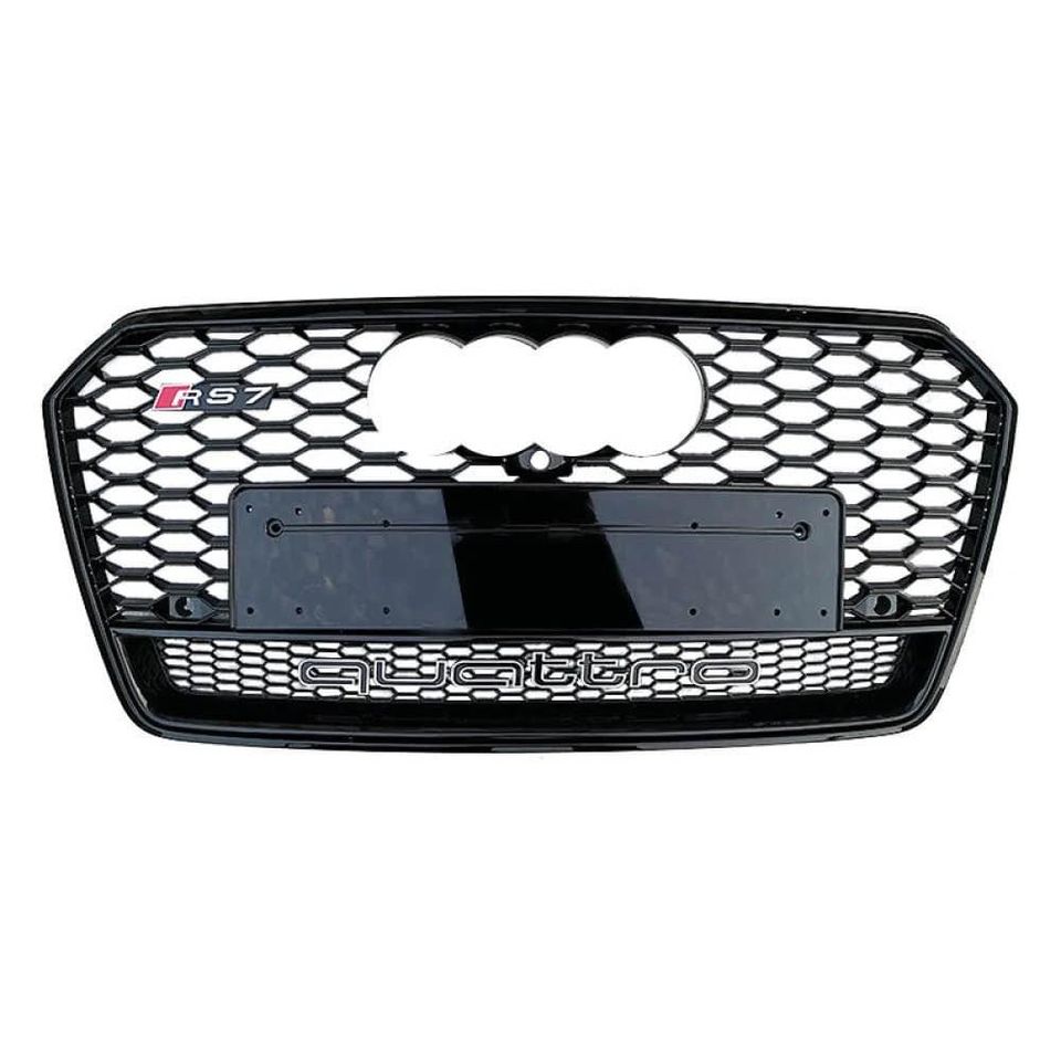Audi RS7 Style Honeycomb Front Grille | (2016-2018) C7.5 A7/S7