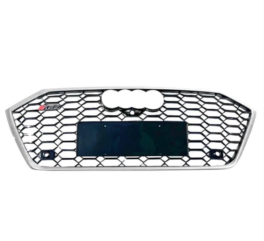 Audi RS7 Style Honeycomb Front Grille | (2019-2021) C8 A7/S7