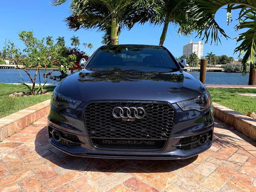 Audi RS7 Style Honeycomb Front Grille | (2016-2018) C7.5 A7/S7