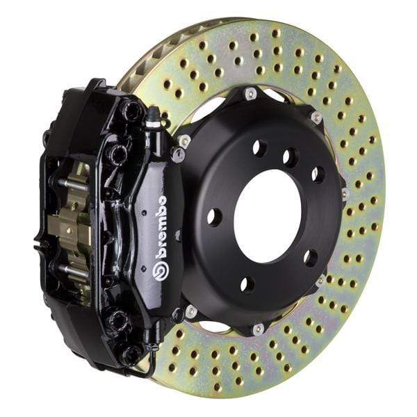 Brembo GT Systems 328x28 2-Piece 4-Piston Black Drilled Rear
