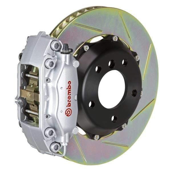 Brembo GT Systems 328x28 2-Piece 4-Piston Silver Slotted Rear