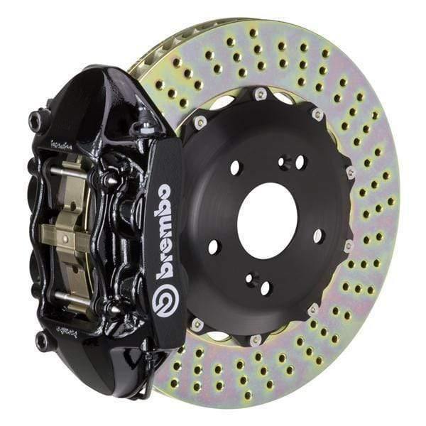 Brembo GT Systems 328x28 2-Piece 4-Piston Black Drilled Rear