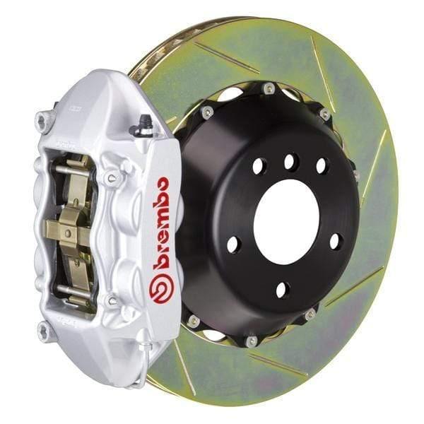 Brembo GT Systems 345x28 2-Piece 4-Piston Silver Slotted Rear