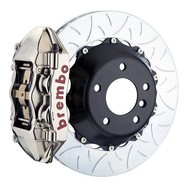 Brembo GT-R Systems 345x28 2-Piece 4-Piston Nickel Plated Slotted Type-3 Rear