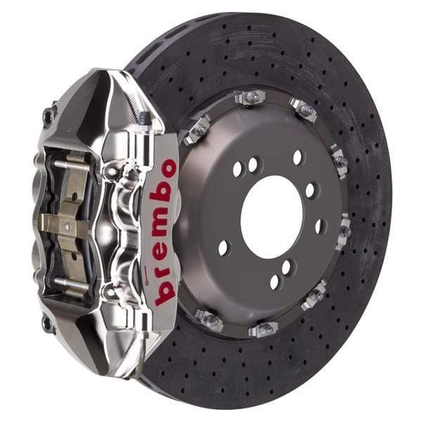 Brembo GT-R CCM-R Systems 360x28 CCM-R 4-Piston Nickel Plated Drilled Rear