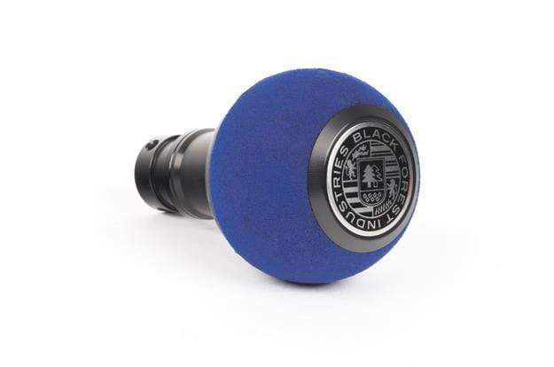 BFI GS2 Heavy Weight Shift Knob - Blue Alcantara - Black Anodized (Audi R8 - M8x1.25)