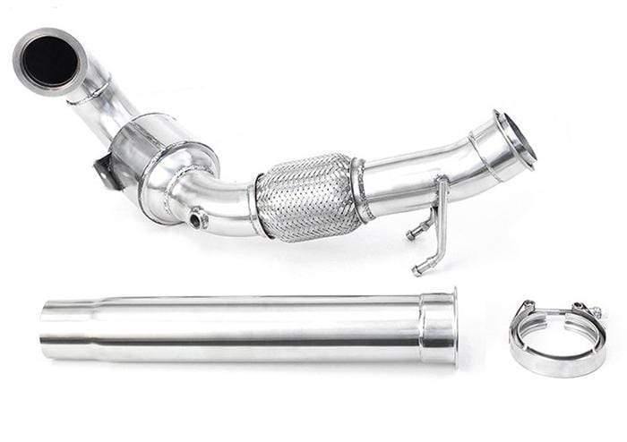 Neuspeed MK7 GTI 3.0" Stainless Steel Downpipe with High Flow Cat - (NLA)