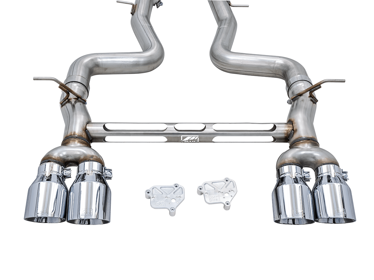 AWE Track Edition Catback Exhaust - BMW F8X M3/M4