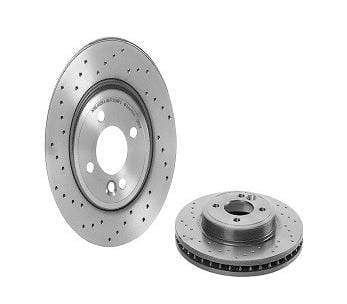 Front Brake Cross Drilled Rotor Kit (276x22) - MINI Cooper Base / R50 / R52 / R53