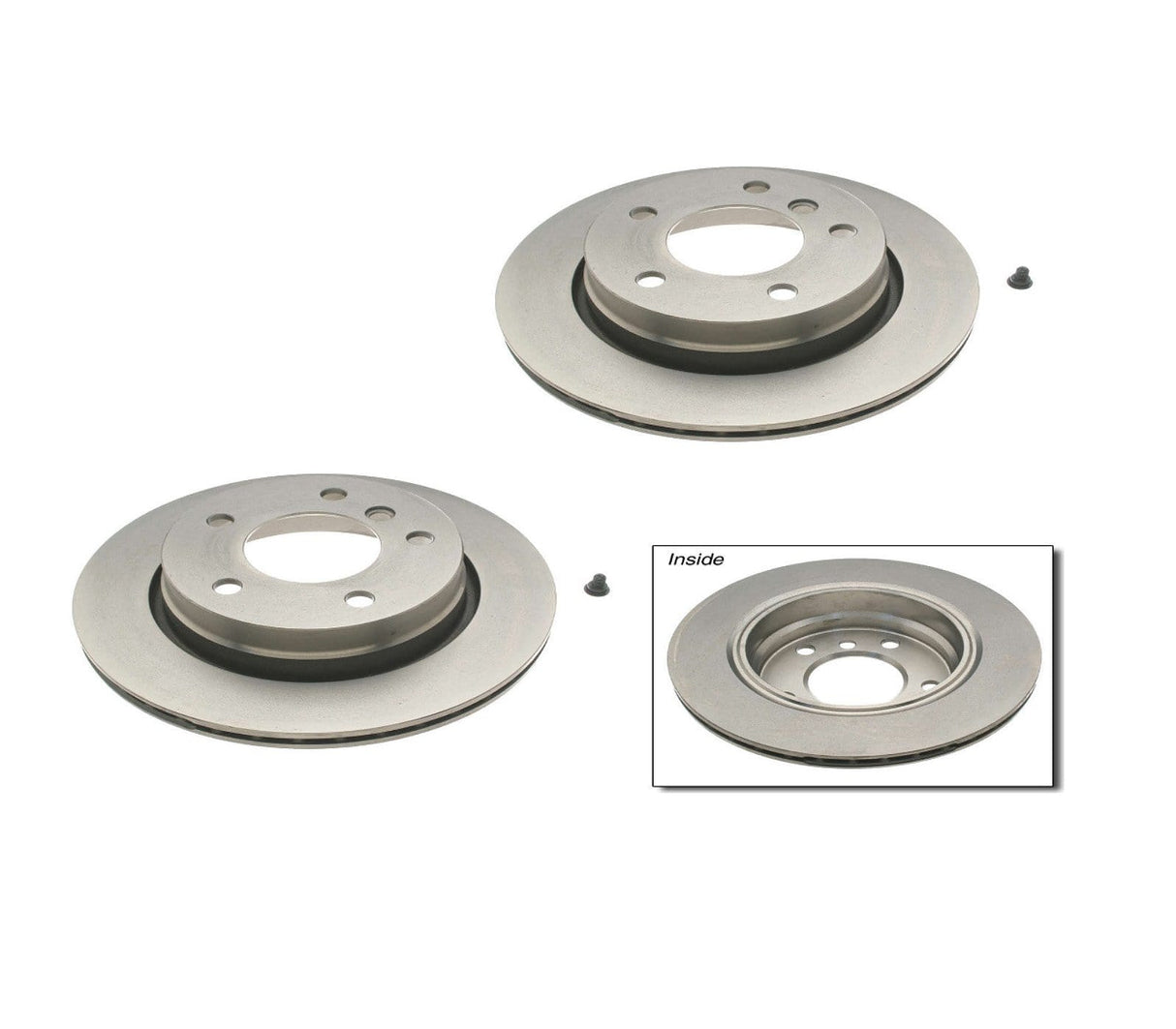Rear Brake Rotor Kit - BMW E36 323ic 328ic / E46 323Ci 323i