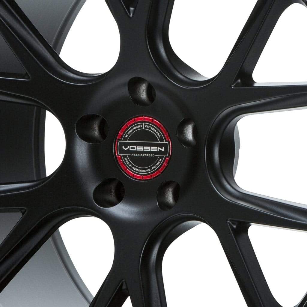 Vossen Hybrid Forged Billet Sport Cap Set For VF & HF Series Wheels (Vossen Red)