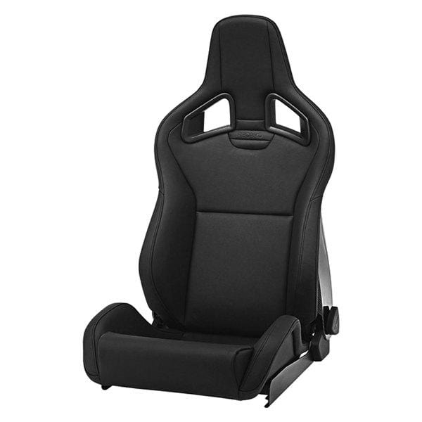Recaro Sportster CS w/Heat Driver Seat - Black Leather/Black Leather