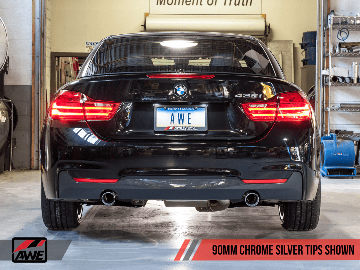 AWE Tuning BMW F3X 335i | 435i Touring Edition Axle Back Exhaust