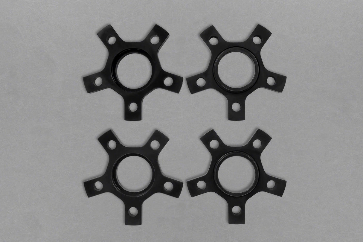 Ferrari 458/488/FF Wheel Spacers (Star Shape) - 14mm Front / 17mm Rear