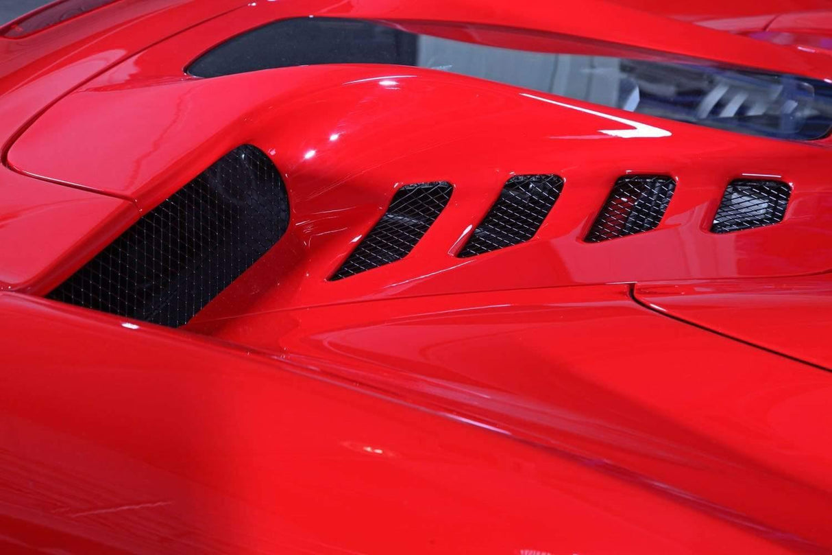 Ferrari 458 Carbon and Glass Bonnet - Raw (Spider/Aperta ONLY)