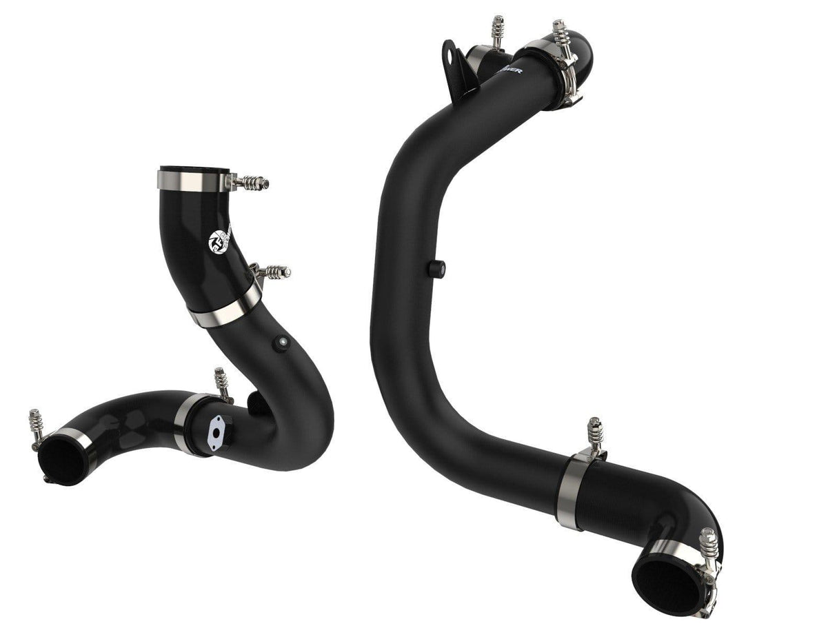 aFe BladeRunner Aluminum Hot & Cold Charge Pipe Kit Black - VW/Audi / Mk7 GTI / GLI / Golf R / A3 8V / S3 8V