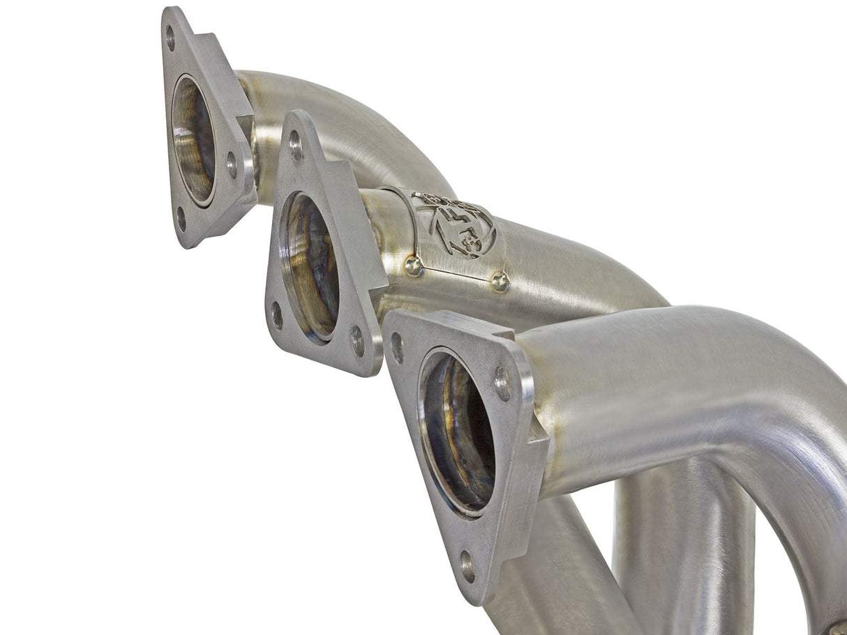 aFe Twisted Steel Long Tube Header 304 Stainless Steel w/ Cat - BMW / S54 / E46 M3 / Z3 MCoupe / M Roadster / Z4 MCoupe / M Roadster