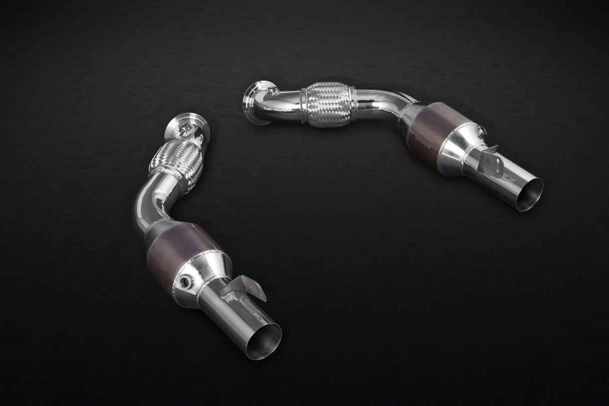 Ferrari 488 GTB/GTS Twin-Flow Sport Cats with Heat Blankets