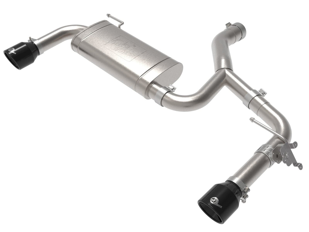 aFe Mach Force-Xp 3 IN to 2-1/2 IN 304 Stainless Steel Axle-Back Exhaust System - BMW B48 X1