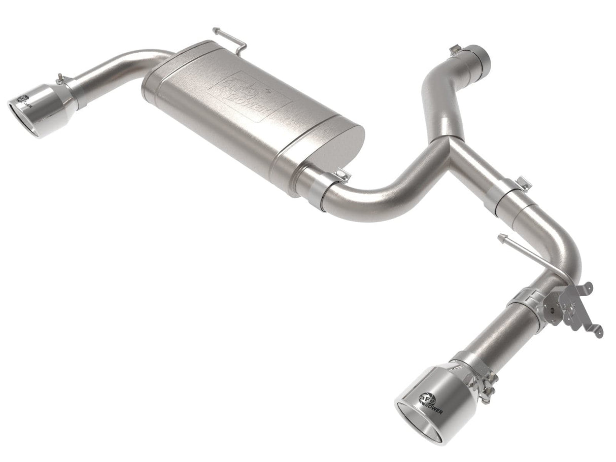aFe Mach Force-Xp 3 IN to 2-1/2 IN 304 Stainless Steel Axle-Back Exhaust System - BMW B48 X1