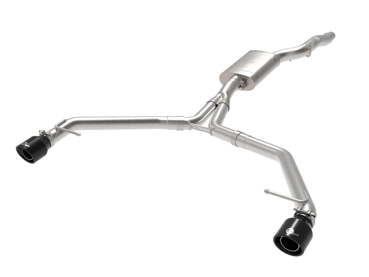 aFe MACH Force-Xp 3 IN to 2-1/2 IN 304 Stainless Steel Axle-Back Exhaust System - Audi B8 Allroad