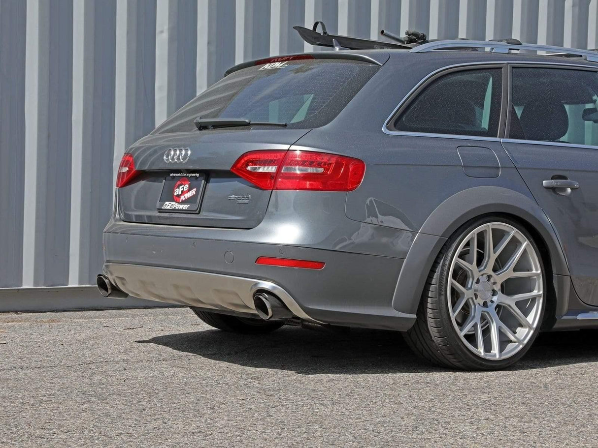 aFe MACH Force-Xp 3 IN to 2-1/2 IN 304 Stainless Steel Axle-Back Exhaust System - Audi B8 Allroad