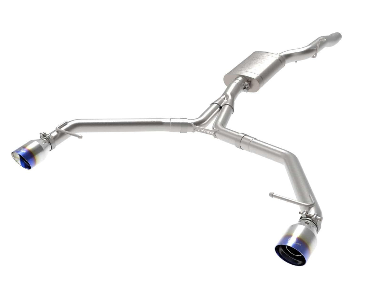 aFe MACH Force-Xp 3 IN to 2-1/2 IN 304 Stainless Steel Axle-Back Exhaust System - Audi B8 Allroad