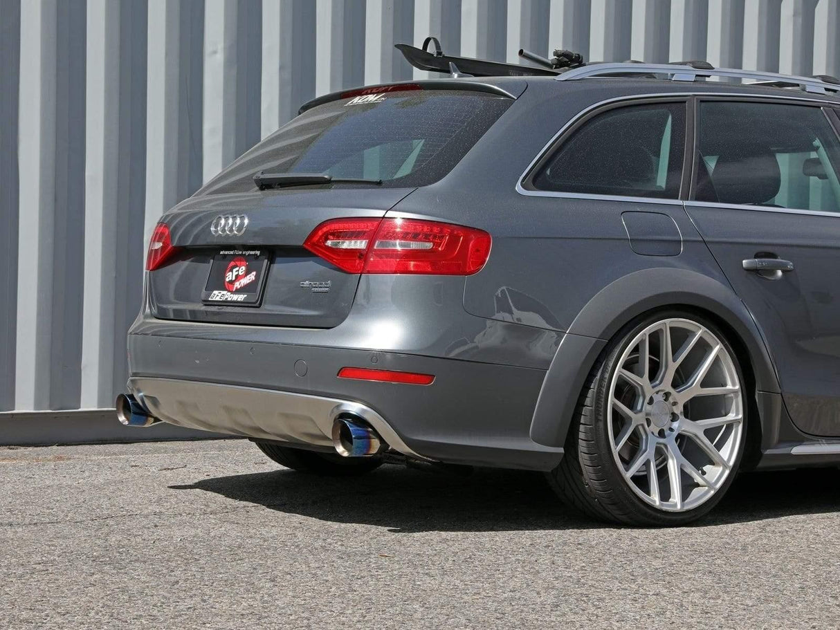 aFe MACH Force-Xp 3 IN to 2-1/2 IN 304 Stainless Steel Axle-Back Exhaust System - Audi B8 Allroad