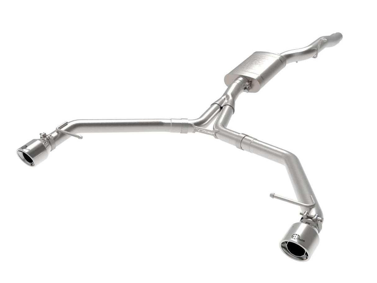 aFe MACH Force-Xp 3 IN to 2-1/2 IN 304 Stainless Steel Axle-Back Exhaust System - Audi B8 Allroad