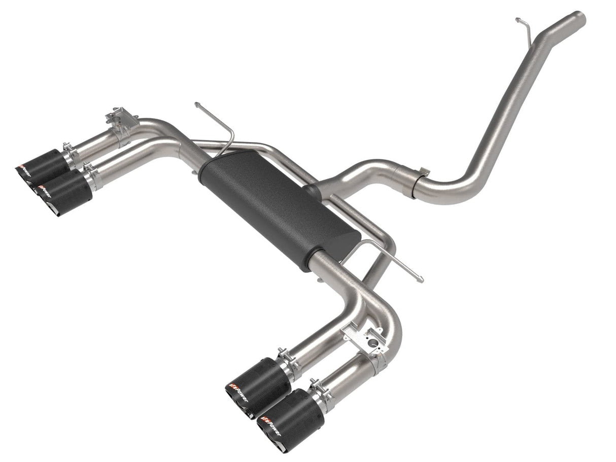 aFe MACH Force-Xp 3 IN to 2-1/2 IN 304 Stainless Steel Cat-Back Exhaust System - Audi 8V S3 Sedan