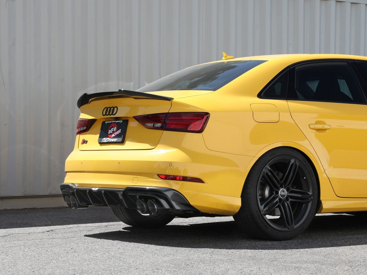 aFe MACH Force-Xp 3 IN to 2-1/2 IN 304 Stainless Steel Cat-Back Exhaust System - Audi 8V S3 Sedan
